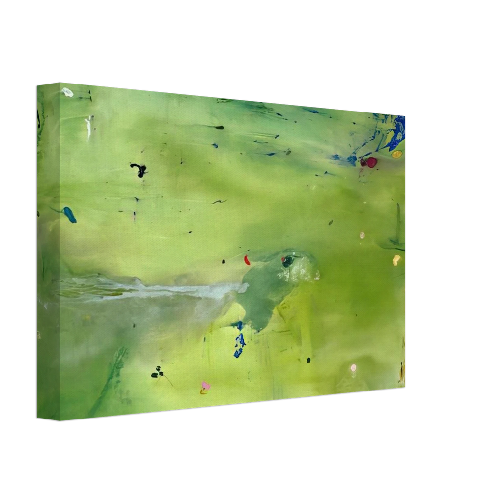 A Green Thought in a Green Shade - 1981 Canvas | Helen Frankenthaler Canvas | Frankenthaler Helen