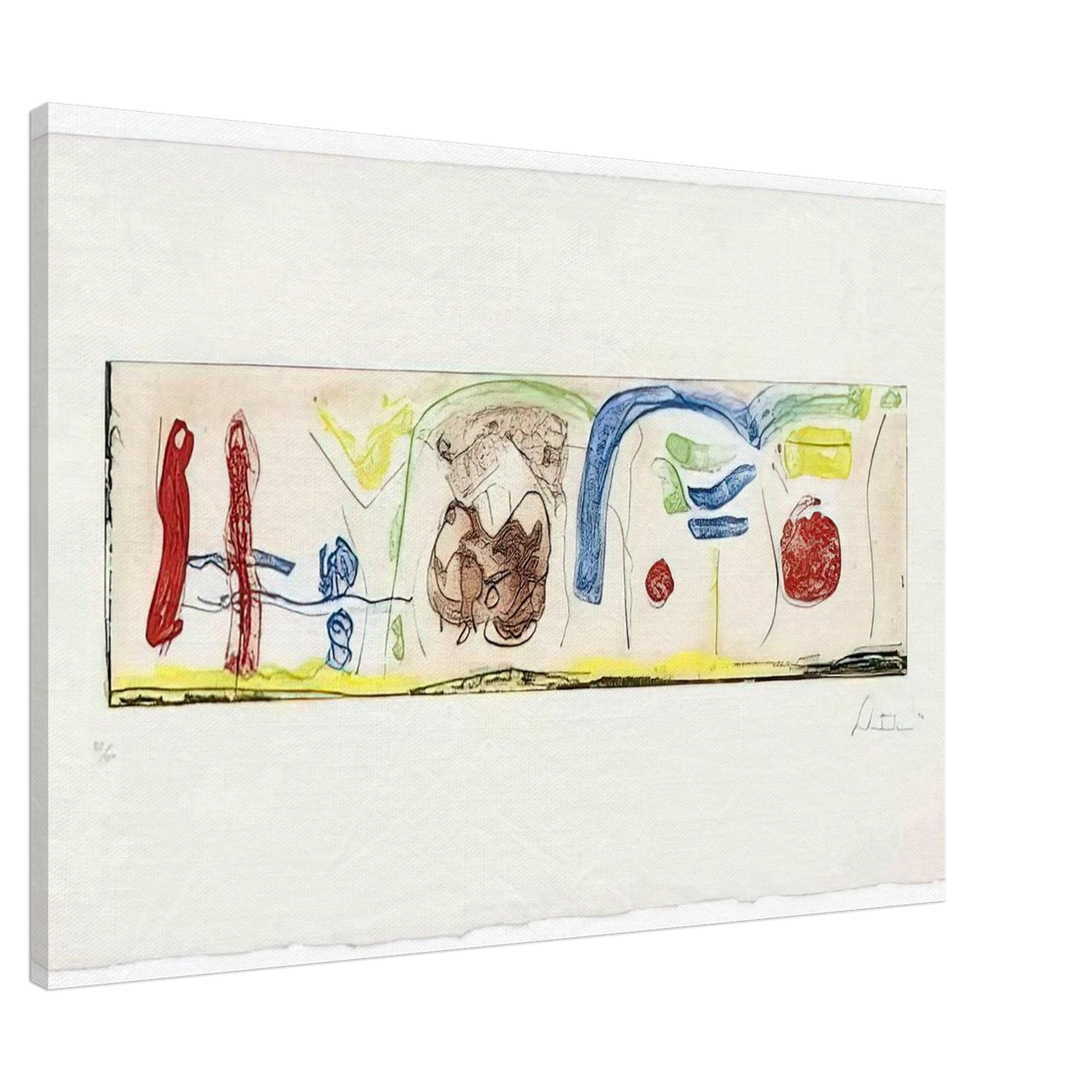 Bridges - 1996 Canvas | Helen Frankenthaler Canvas | Frankenthaler Helen