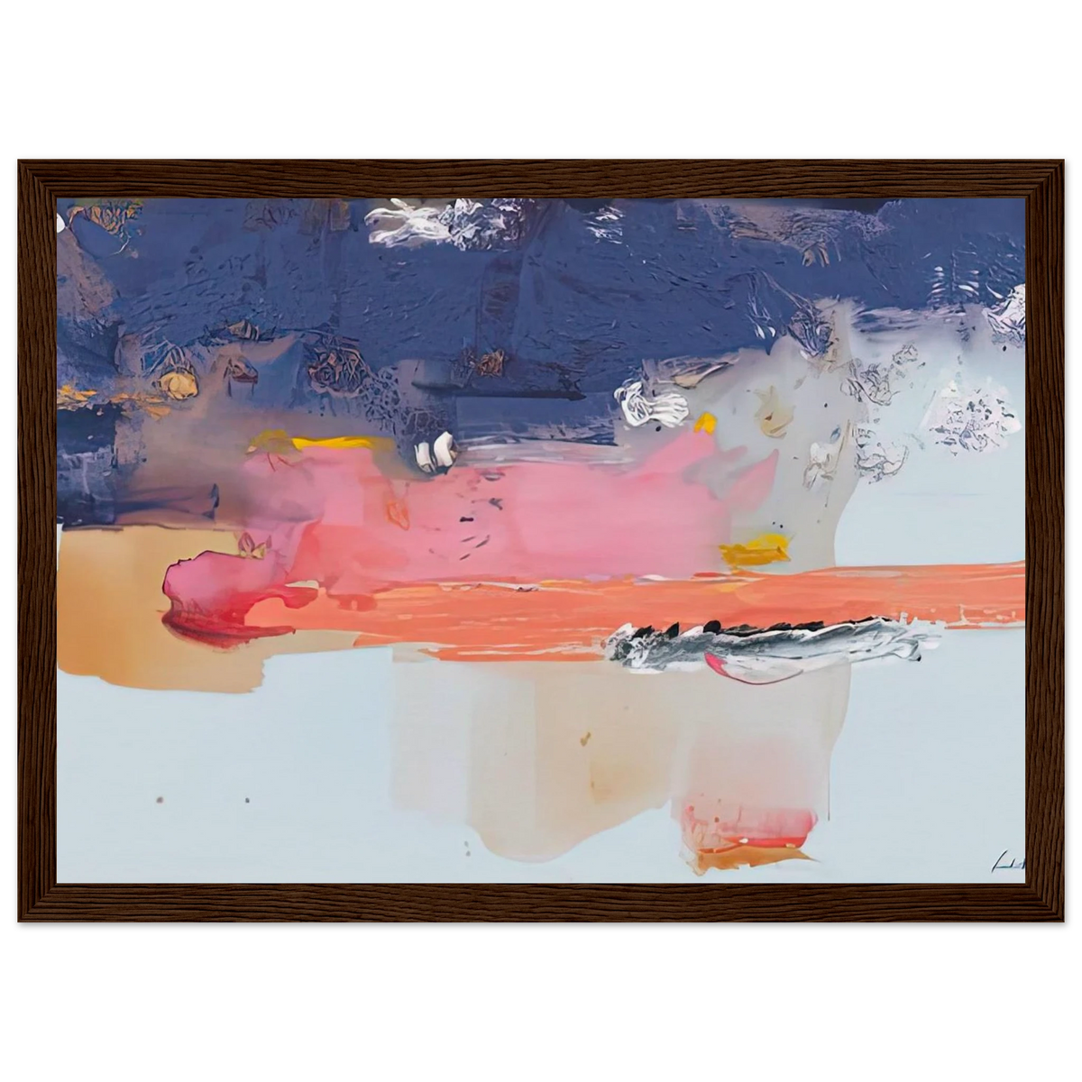 Western Roadmap, 1991- Framed Poster | Helen Frankenthaler Framed Prints Wall Art | Frankenthaler Helen