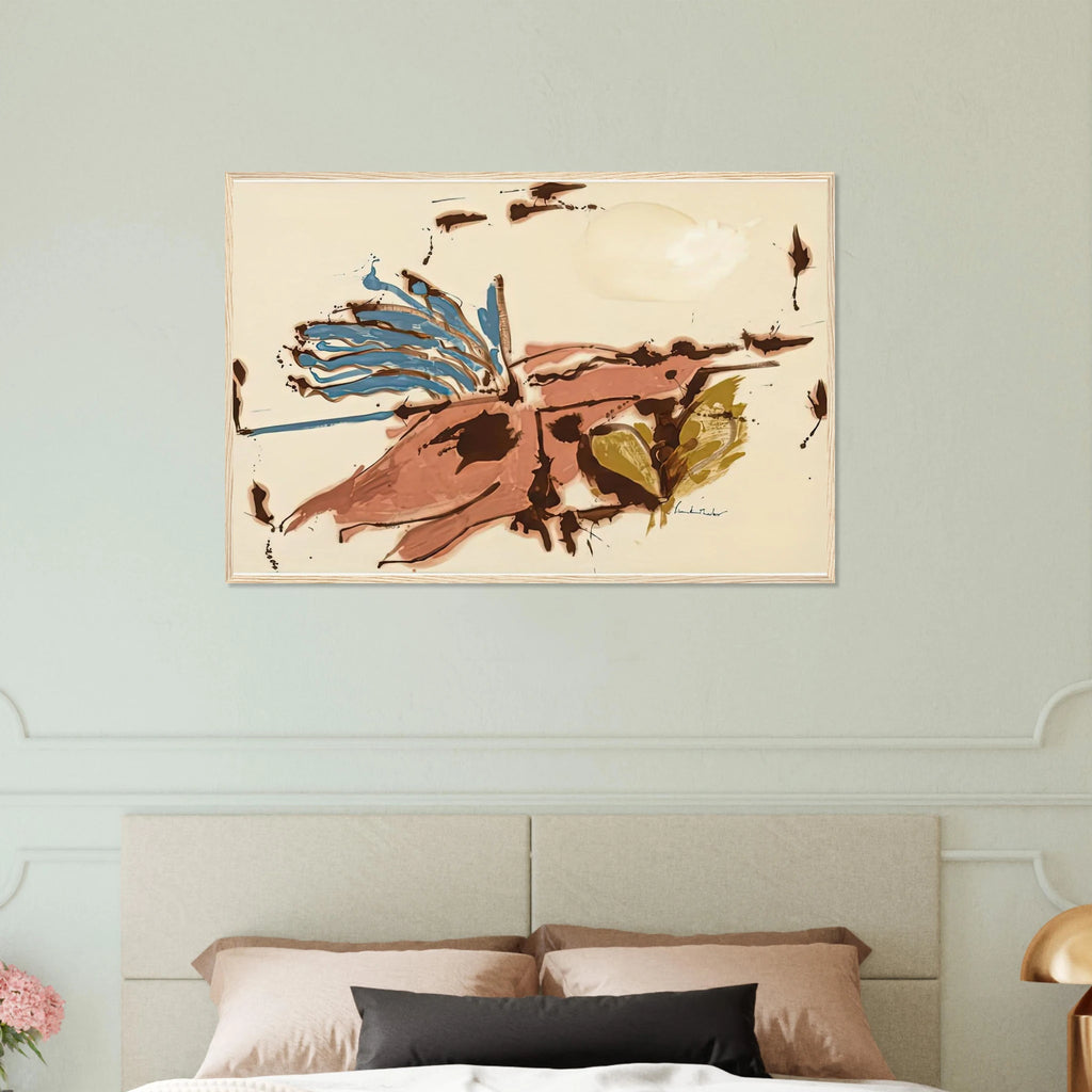 Pink Bird Figure I, 1961- Framed Poster | Helen Frankenthaler Framed Prints Wall Art | Frankenthaler Helen