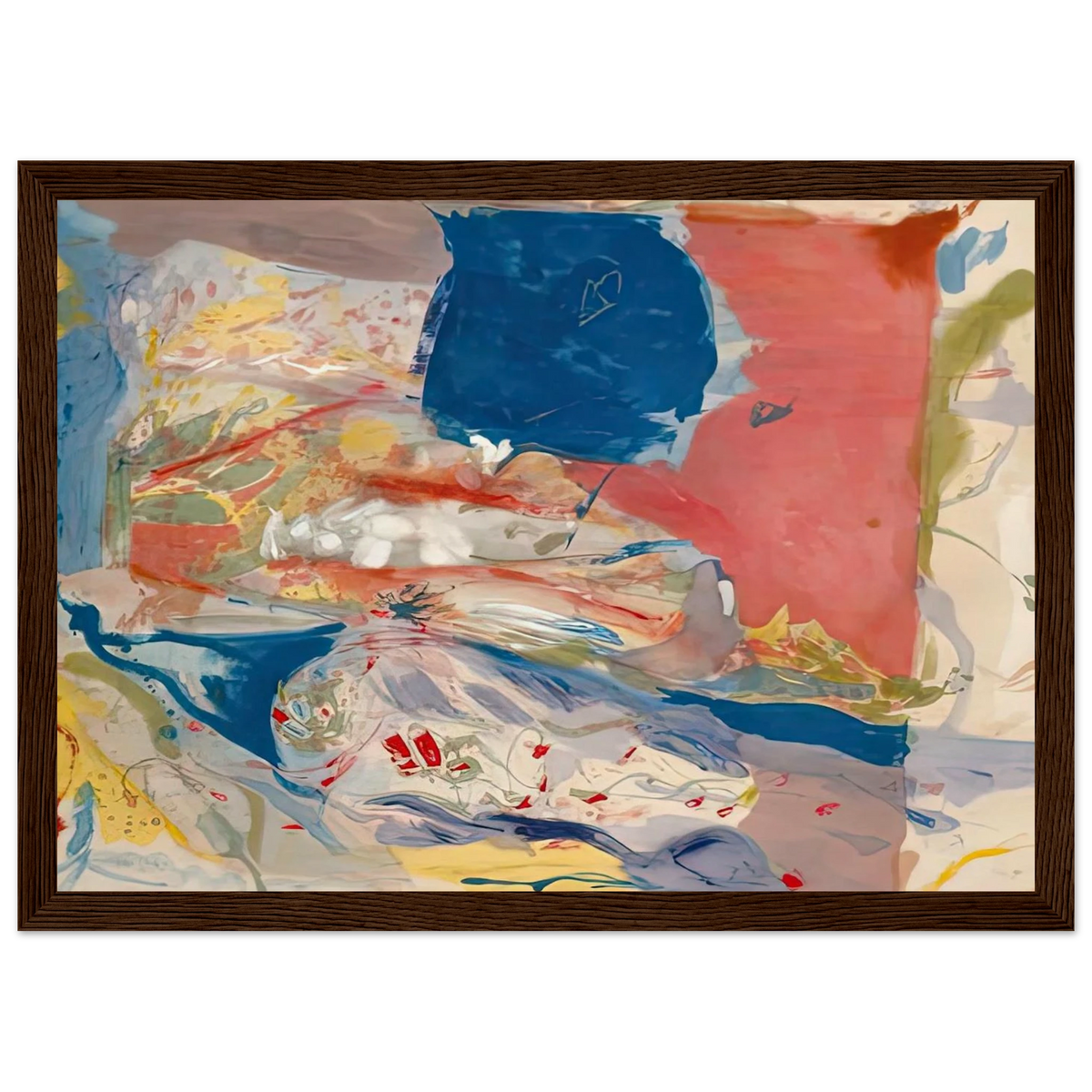 Lorelei, 1957- Framed Poster | Helen Frankenthaler Framed Prints Wall Art | Frankenthaler Helen