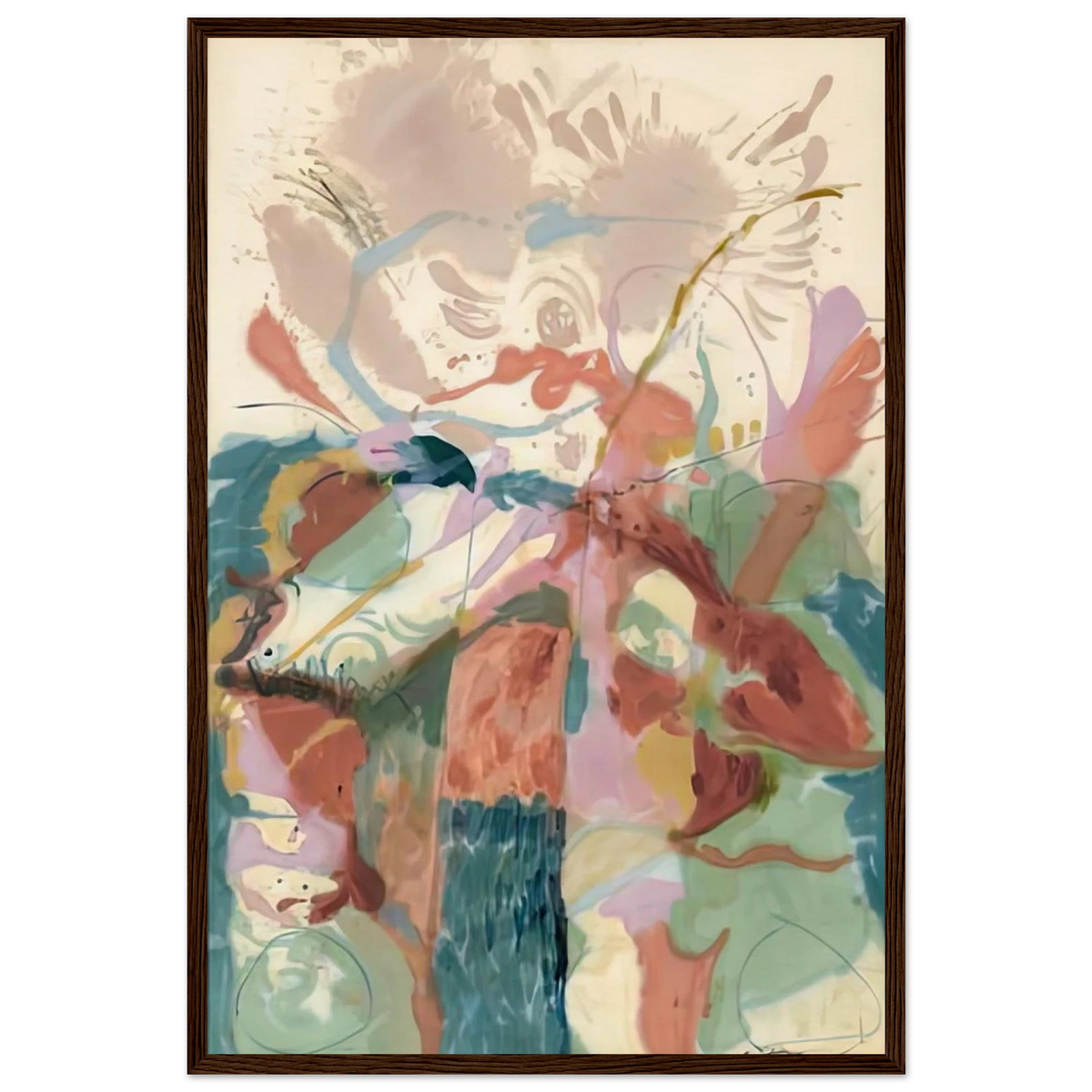 Jacob's Ladder, 1957- Framed Poster | Helen Frankenthaler Framed Prints Wall Art | Frankenthaler Helen