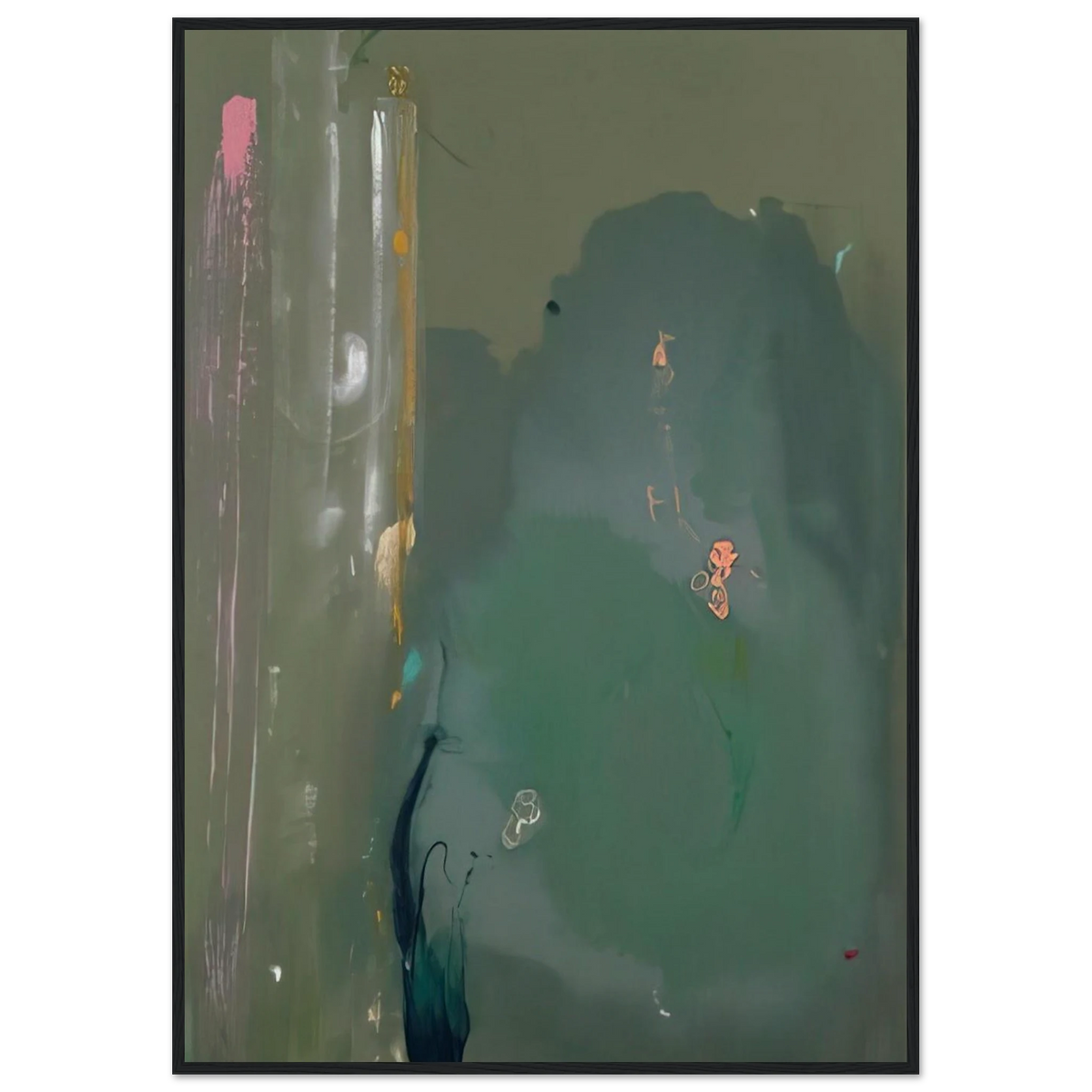 Côte d Argent - 1980 Framed Poster | Helen Frankenthaler Framed Prints Wall Art | Frankenthaler Helen