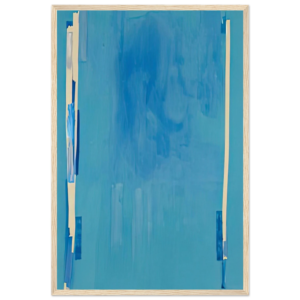 Blue Bellows, 1976- Framed Poster | Helen Frankenthaler Framed Prints Wall Art | Frankenthaler Helen
