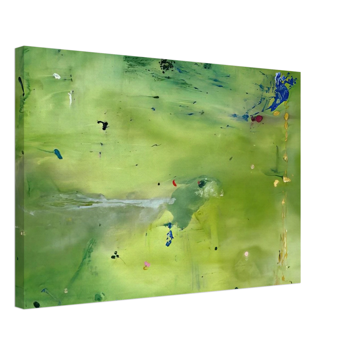 A Green Thought in a Green Shade - 1981 Canvas | Helen Frankenthaler Canvas | Frankenthaler Helen