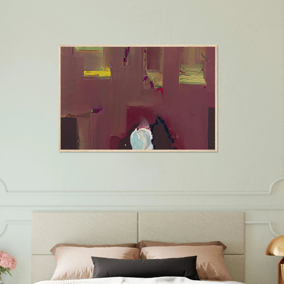 Yin Yang, 1990- Framed Poster | Helen Frankenthaler Framed Prints Wall Art | Frankenthaler Helen