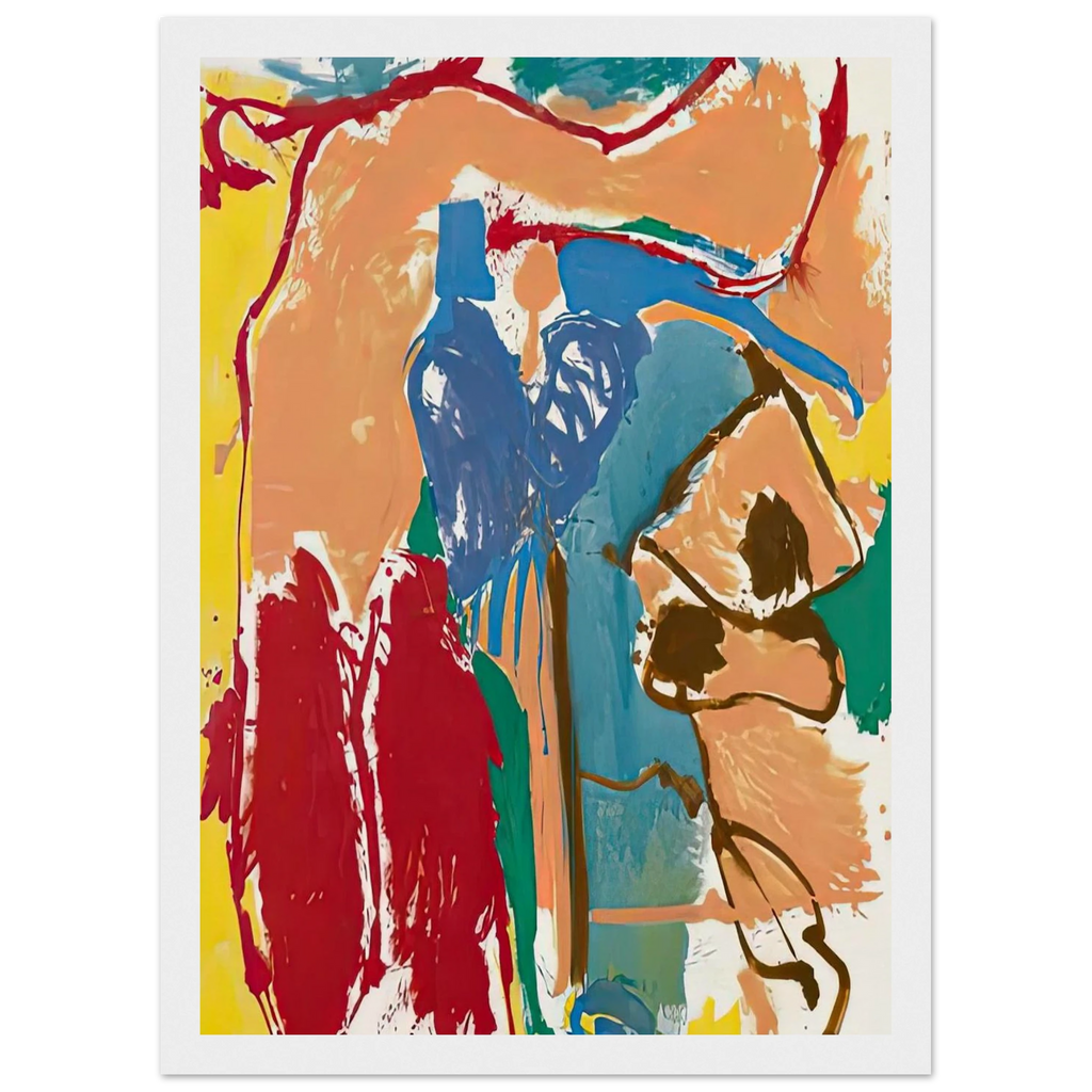 Mediterranean Thoughts, 1960- Framed Poster | Helen Frankenthaler Framed Prints Wall Art | Frankenthaler Helen