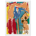 Mediterranean Thoughts, 1960- Framed Poster | Helen Frankenthaler Framed Prints Wall Art | Frankenthaler Helen