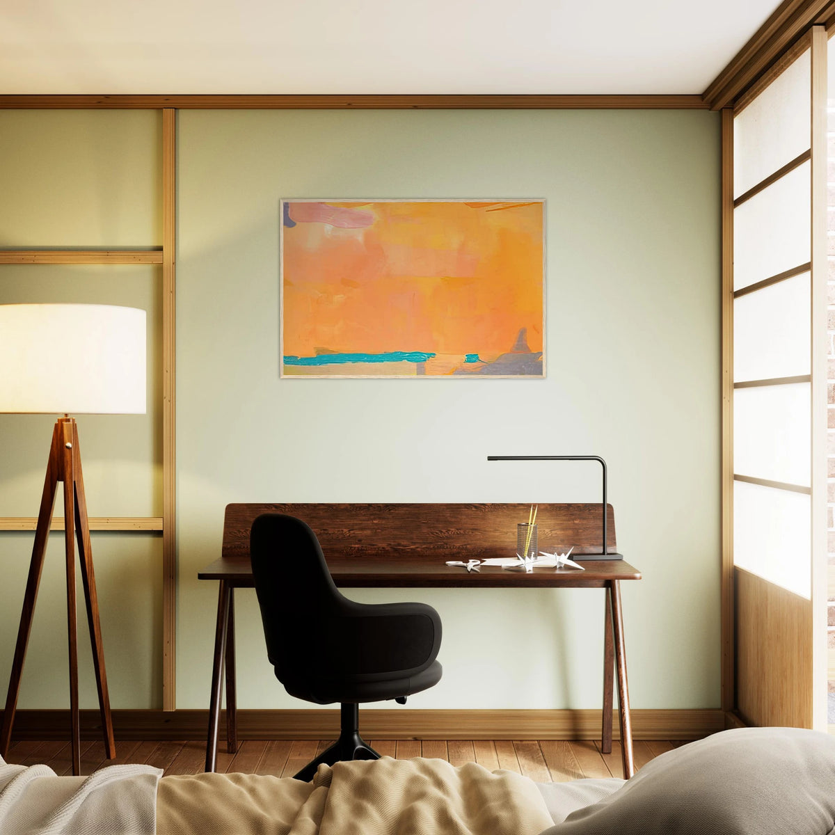 Royal Fireworks - 1975 Framed Poster | Helen Frankenthaler Framed Prints Wall Art | Frankenthaler Helen