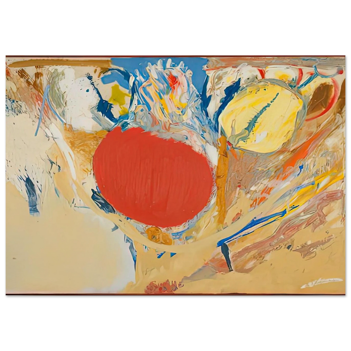 Break Through, 1956- Poster | Helen Frankenthaler Poster | Frankenthaler Helen