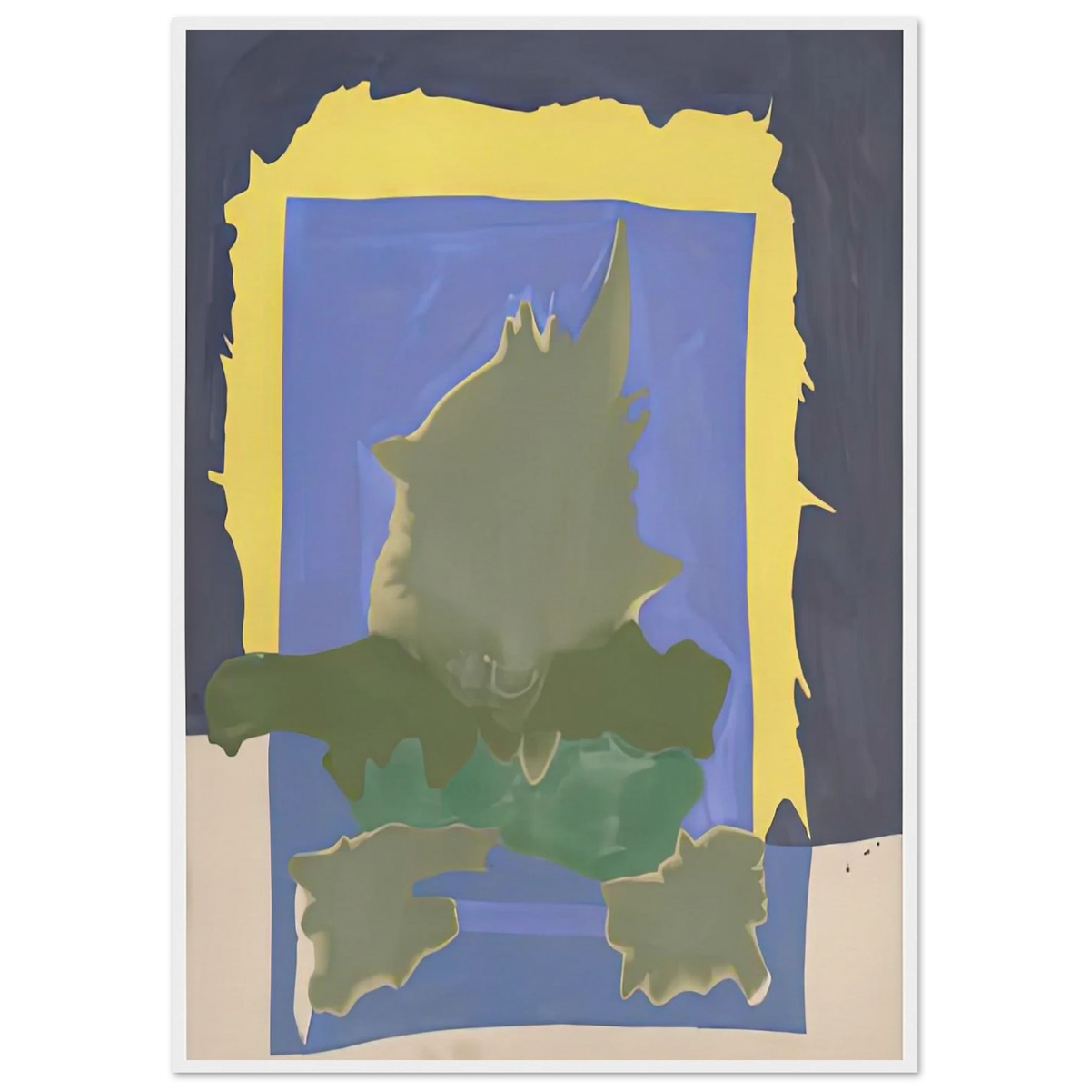 Interior Landscape, 1964- Framed Poster | Helen Frankenthaler Framed Prints Wall Art | Frankenthaler Helen