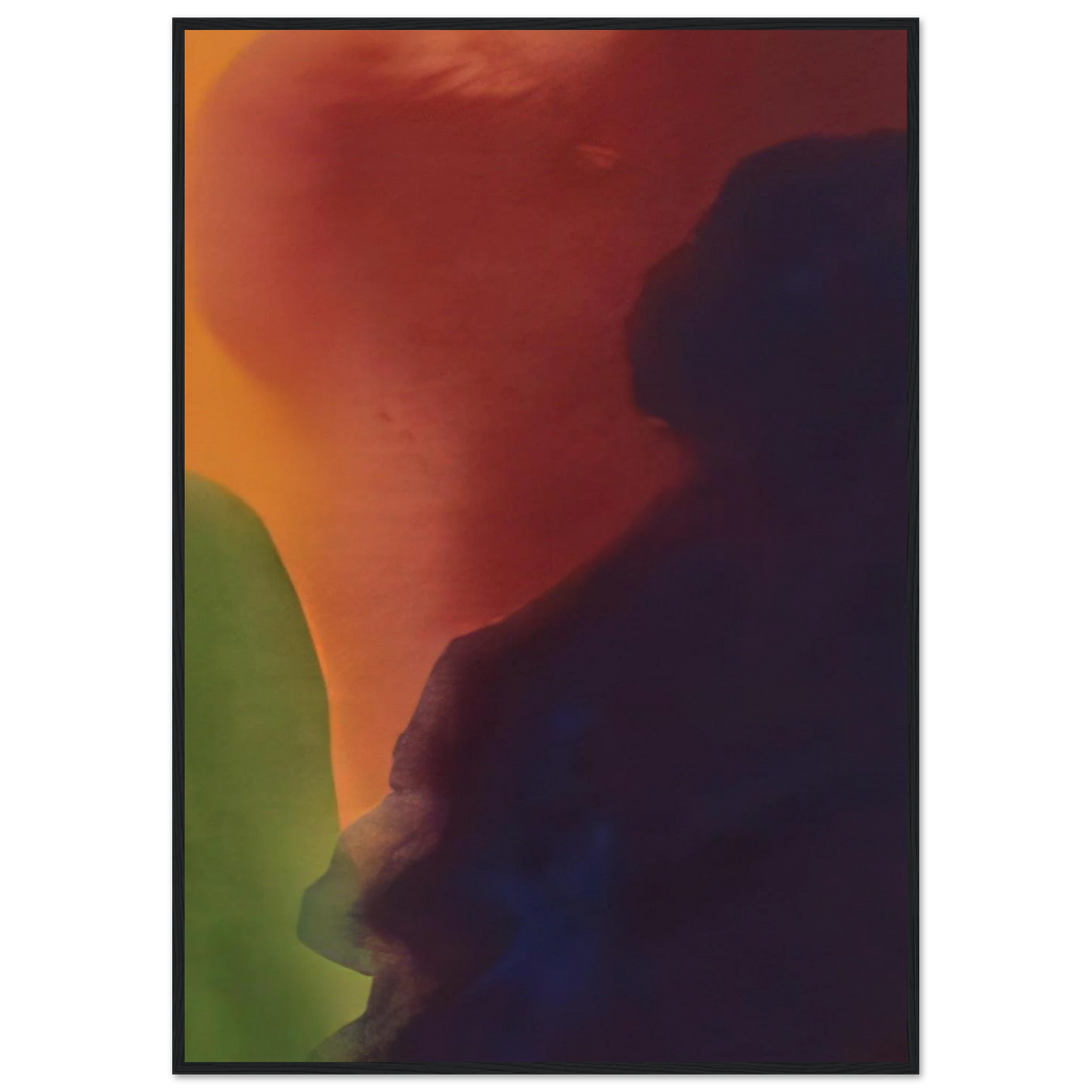 Blue Atmosphere III - 1963 Framed Poster | Helen Frankenthaler Framed Prints Wall Art | Frankenthaler Helen