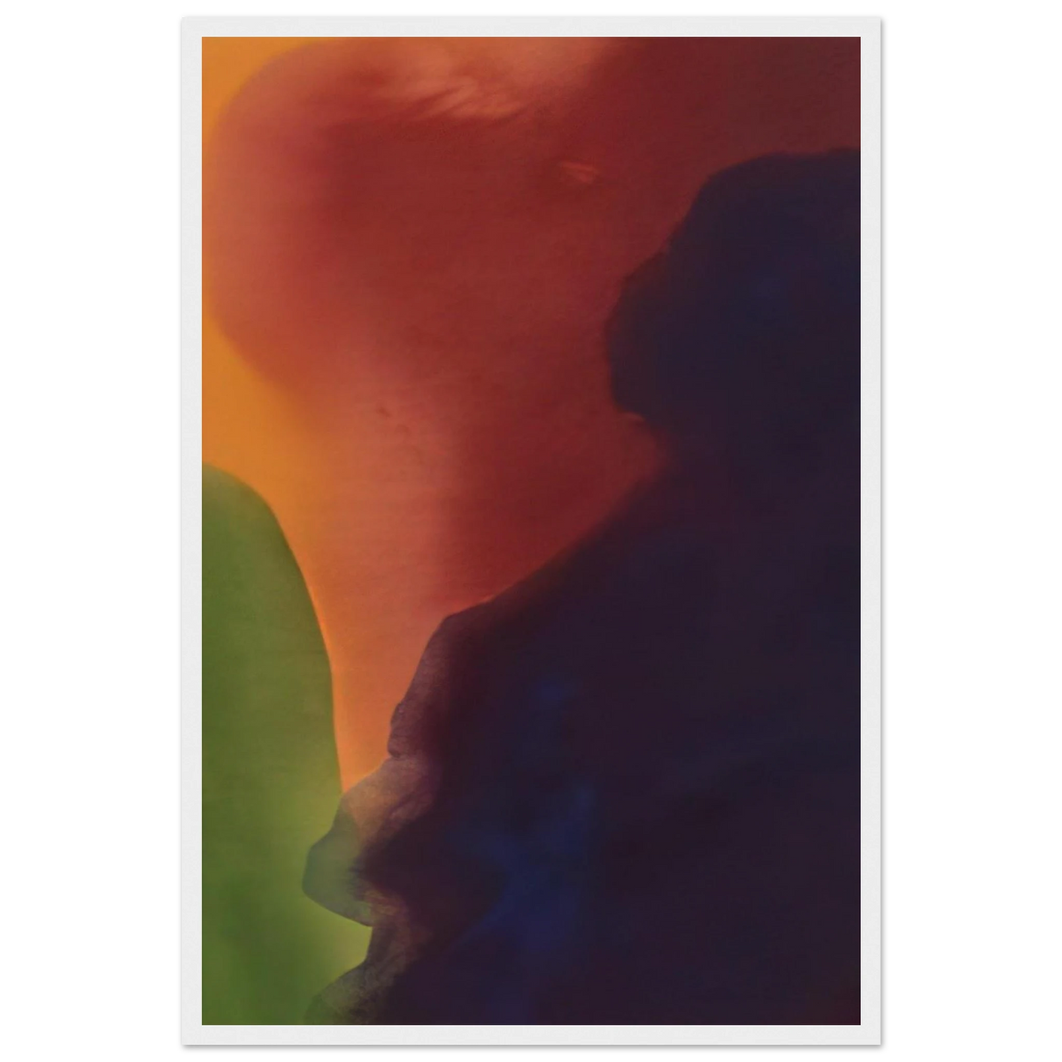 Blue Atmosphere III - 1963 Framed Poster | Helen Frankenthaler Framed Prints Wall Art | Frankenthaler Helen