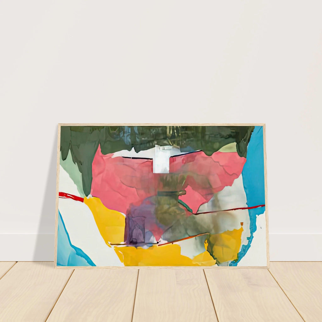 Off White Square, 1973- Framed Poster | Helen Frankenthaler Framed Prints Wall Art | Frankenthaler Helen