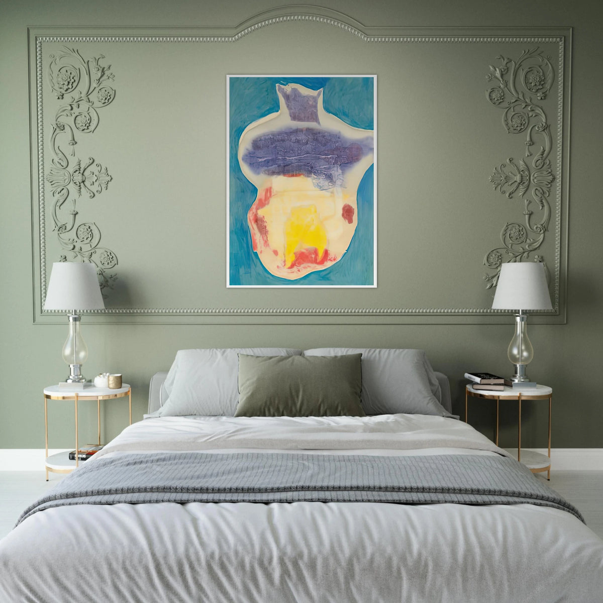 Narcissus, 1963- Framed Poster | Helen Frankenthaler Framed Prints Wall Art | Frankenthaler Helen