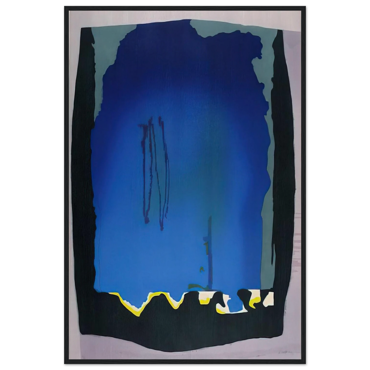 Freefall - 1992 Framed Poster | Helen Frankenthaler Framed Prints Wall Art | Frankenthaler Helen
