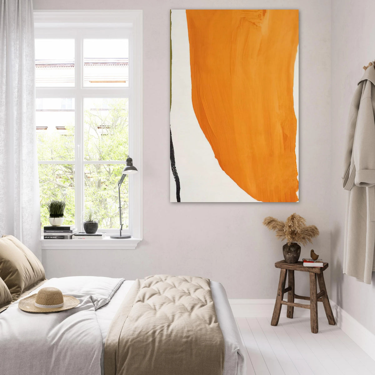 Orange Downpour - 1970 Poster | Helen Frankenthaler Poster | Frankenthaler Helen