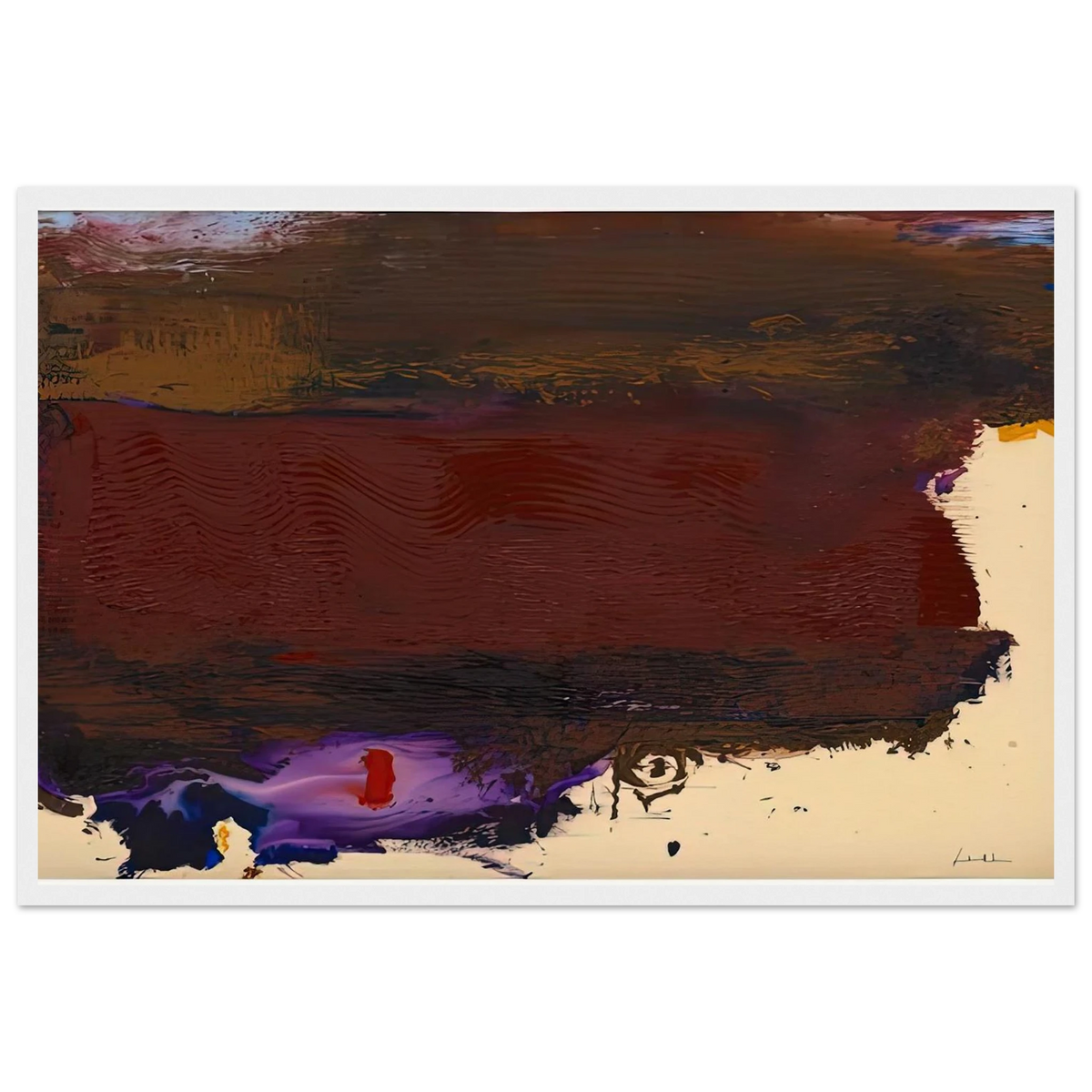 Requiem, 1992- Framed Poster | Helen Frankenthaler Framed Prints Wall Art | Frankenthaler Helen