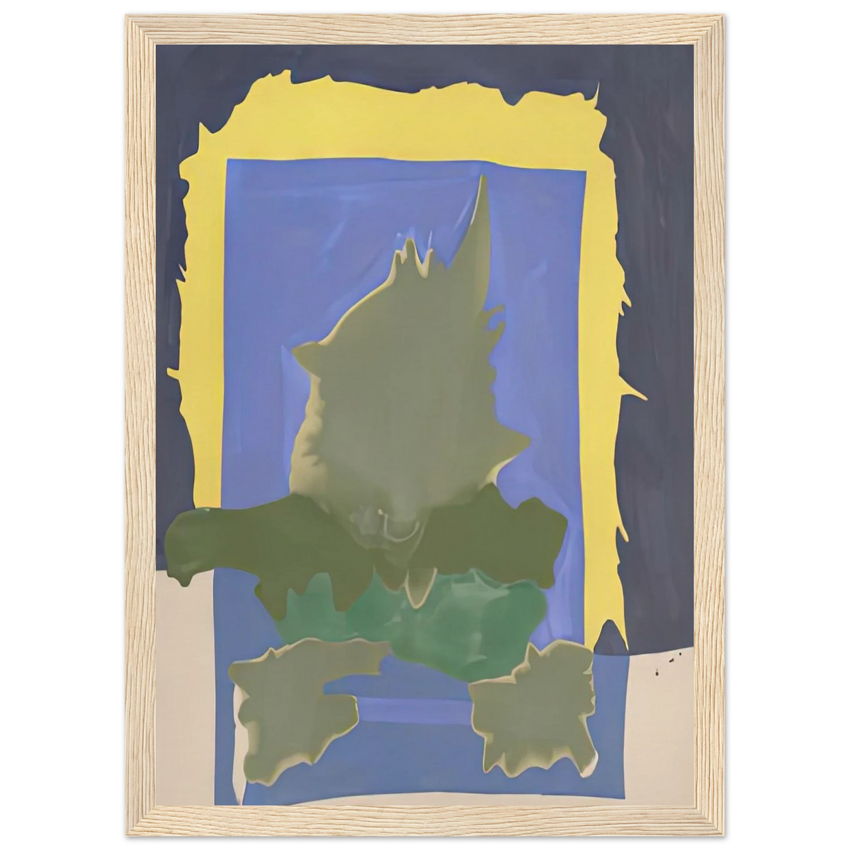 Interior Landscape, 1964- Framed Poster | Helen Frankenthaler Framed Prints Wall Art | Frankenthaler Helen