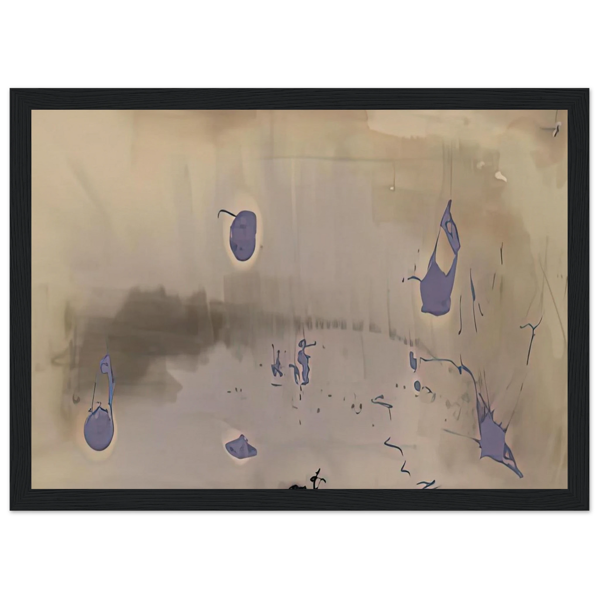 Sacrifice Decision, 1981- Framed Poster | Helen Frankenthaler Framed Prints Wall Art | Frankenthaler Helen