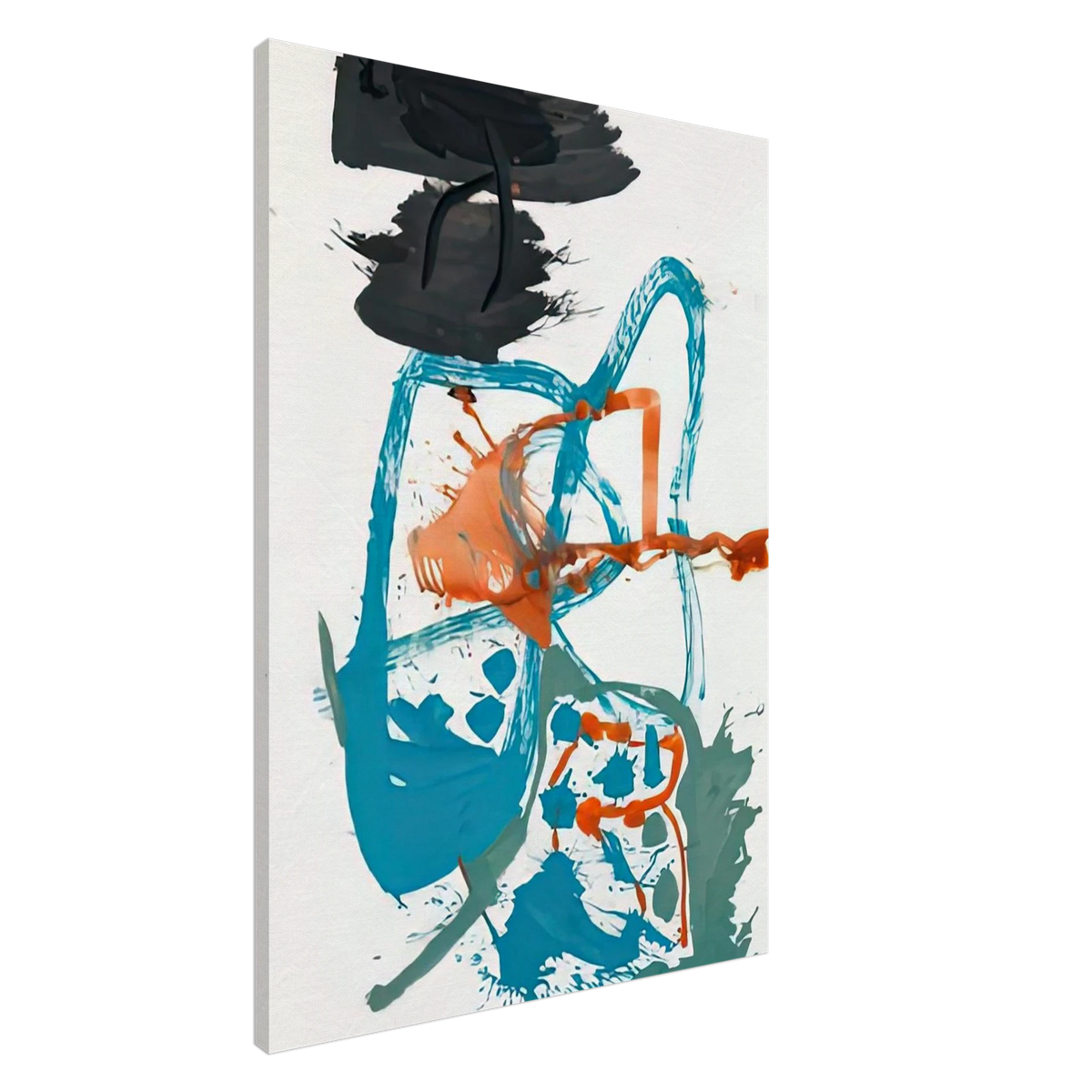 Winter Figure with Black Overhead, 1959- Canvas | Helen Frankenthaler Canvas | Frankenthaler Helen