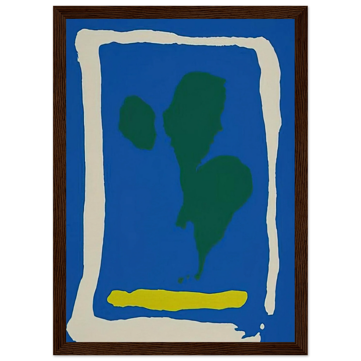 Air Frame - 1965 Framed Poster | Helen Frankenthaler Framed Prints Wall Art | Frankenthaler Helen