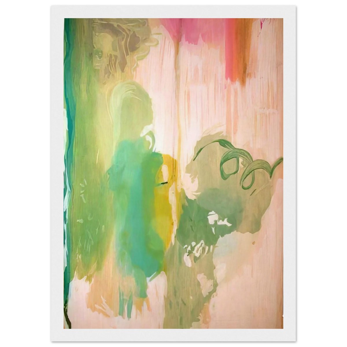 Snow Pines - 2004 Framed Poster | Helen Frankenthaler Framed Prints Wall Art | Frankenthaler Helen