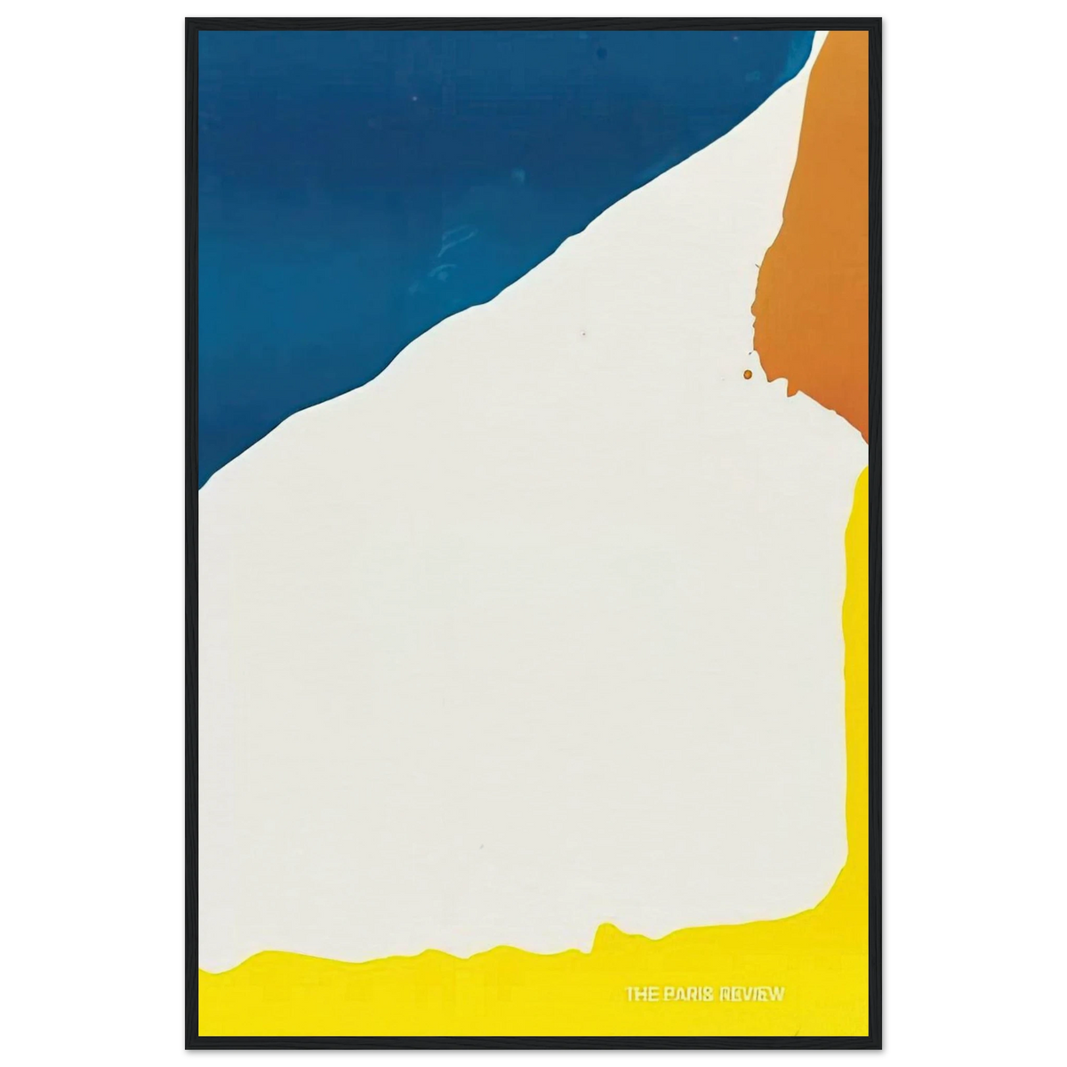 Paris Review - 1966 Framed Poster | Helen Frankenthaler Framed Prints Wall Art | Frankenthaler Helen