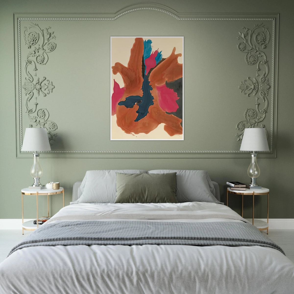 Pink Lady, 1963- Framed Poster | Helen Frankenthaler Framed Prints Wall Art | Frankenthaler Helen