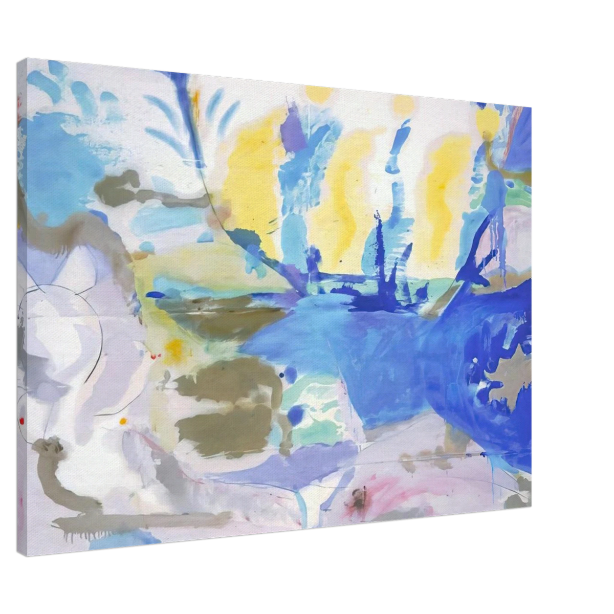 Basque Beach - 1958 Canvas | Helen Frankenthaler Canvas | Frankenthaler Helen
