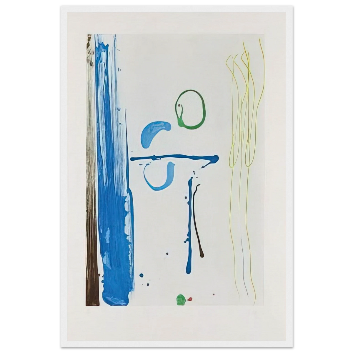 Sunshine After Rain - 1987 Framed Poster | Helen Frankenthaler Framed Prints Wall Art | Frankenthaler Helen