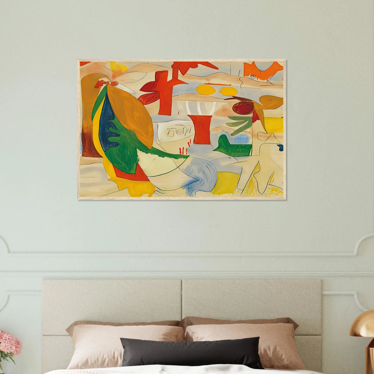 Abstract Landscape, 1951- Framed Poster | Helen Frankenthaler Framed Prints Wall Art | Frankenthaler Helen