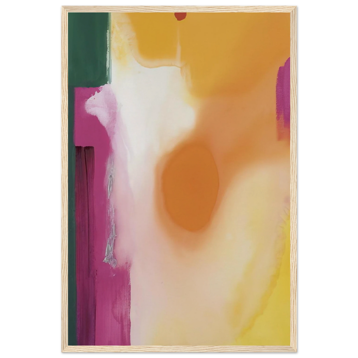Bullseye - 1989 Framed Poster | Helen Frankenthaler Framed Prints Wall Art | Frankenthaler Helen