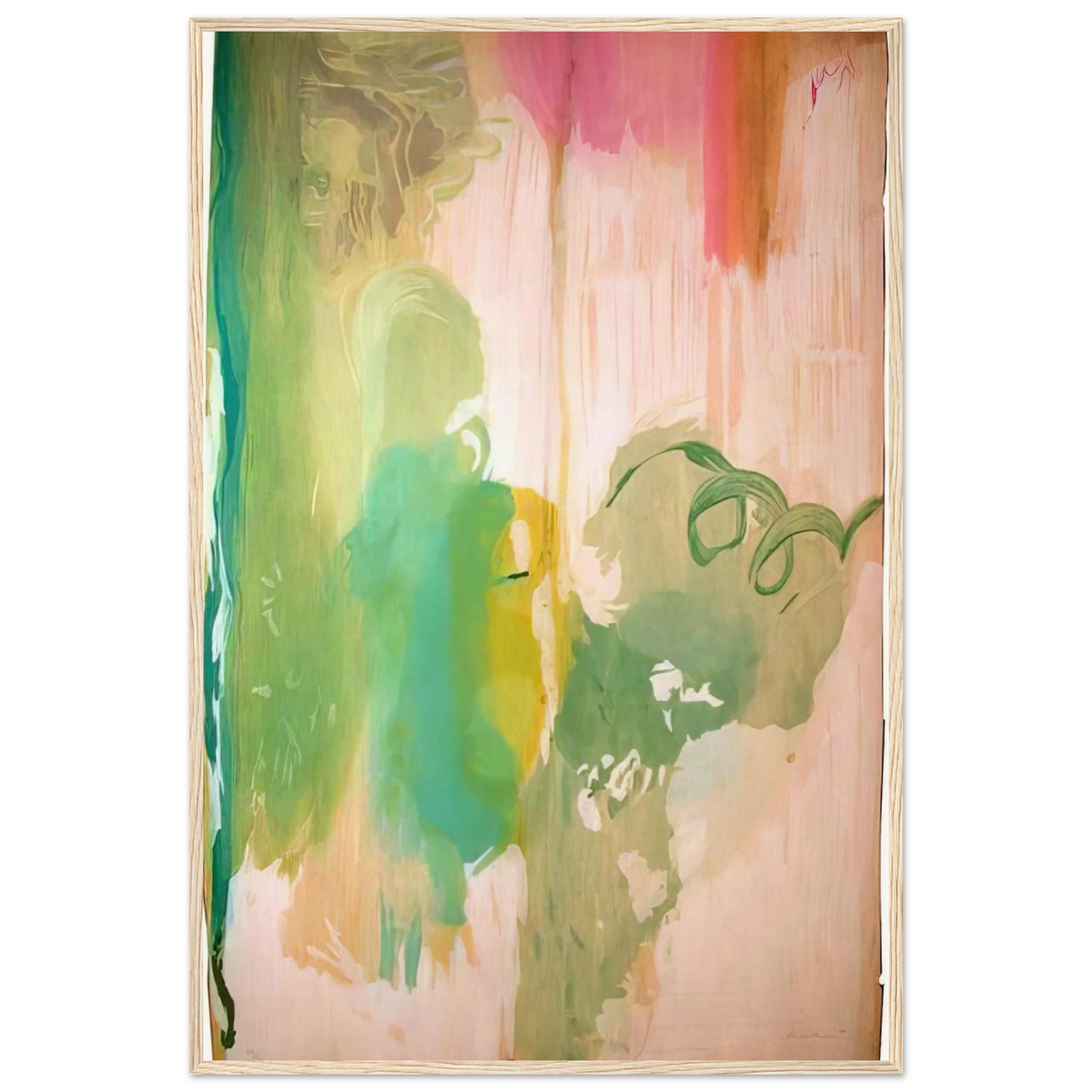 Snow Pines - 2004 Framed Poster | Helen Frankenthaler Framed Prints Wall Art | Frankenthaler Helen