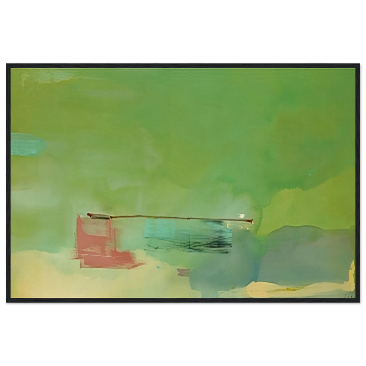 Springscape - 1975 Framed Poster | Helen Frankenthaler Framed Prints Wall Art | Frankenthaler Helen