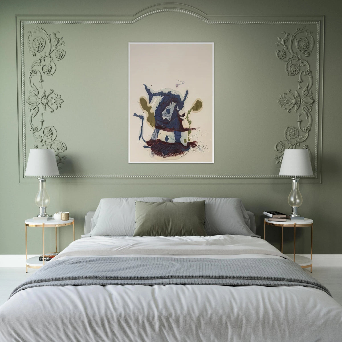 Vessel, 1961- Framed Poster | Helen Frankenthaler Framed Prints Wall Art | Frankenthaler Helen