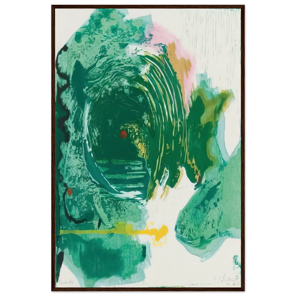 Radius - 1993 Framed Poster | Helen Frankenthaler Framed Prints Wall Art | Frankenthaler Helen