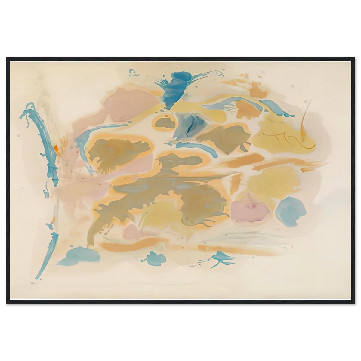 Shatter, 1953- Framed Poster | Helen Frankenthaler Framed Prints Wall Art | Frankenthaler Helen
