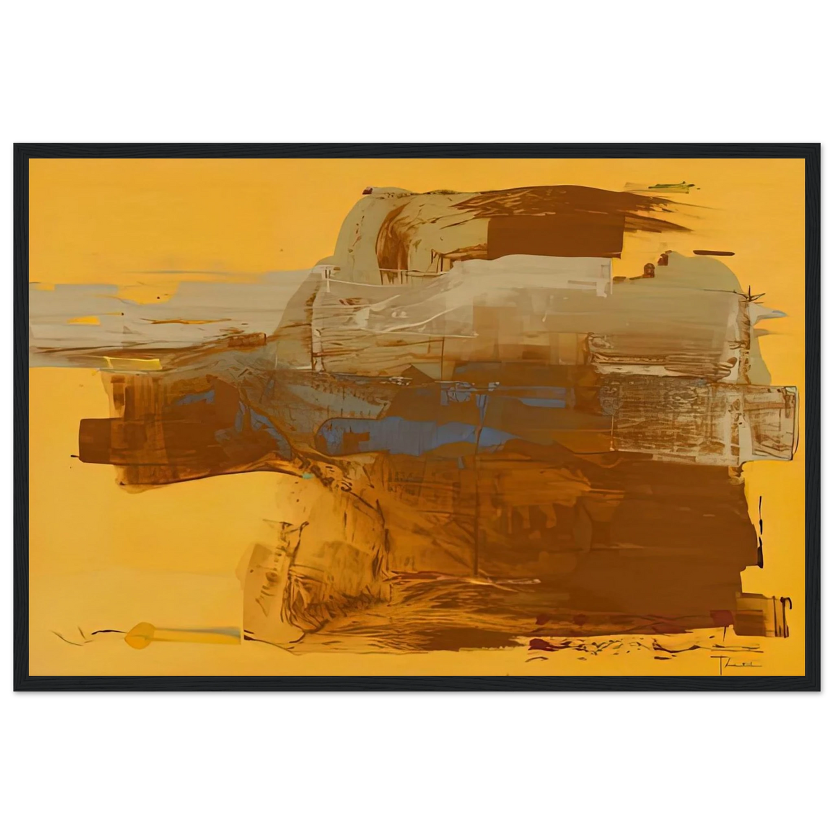 Mineral Kingdom, 1976- Framed Poster | Helen Frankenthaler Framed Prints Wall Art | Frankenthaler Helen