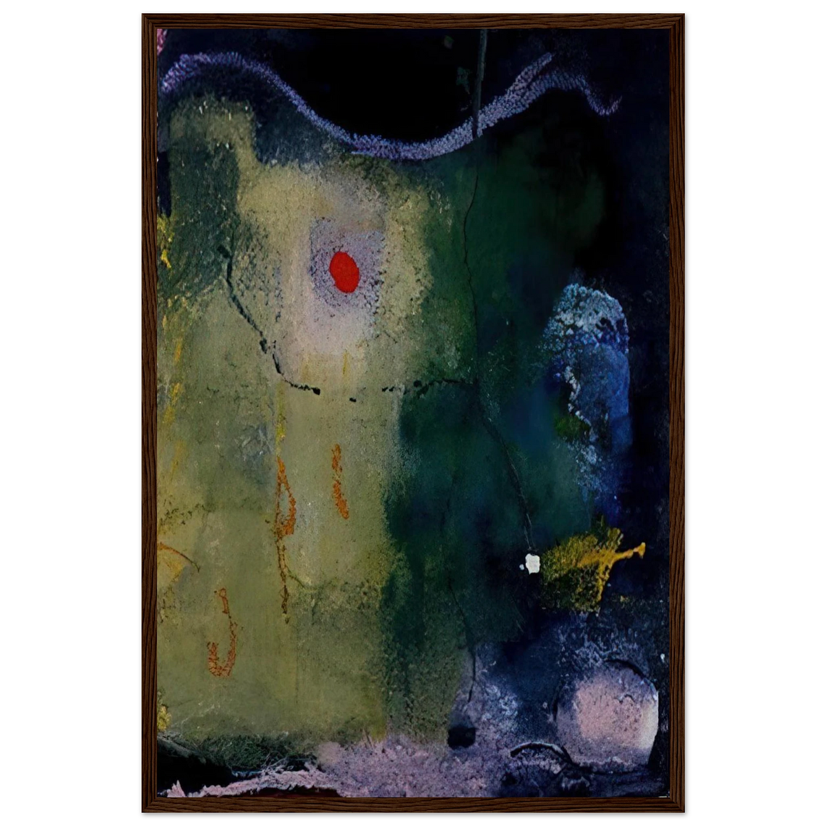 The Other Side of the Moon - 1995 Framed Poster | Helen Frankenthaler Framed Prints Wall Art | Frankenthaler Helen
