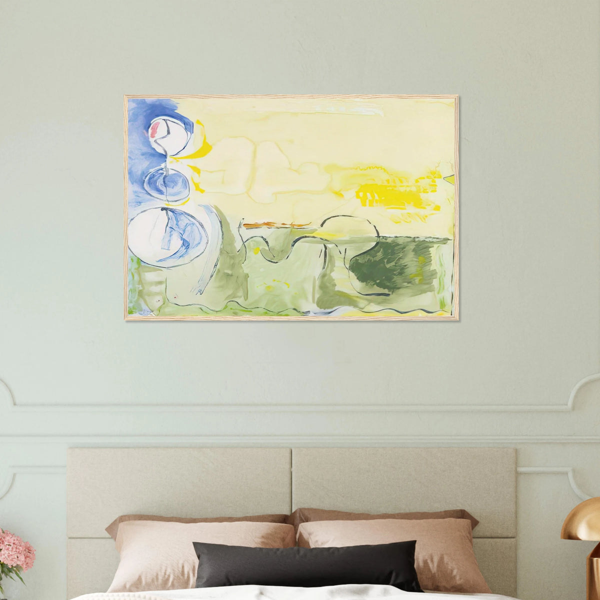 Flotilla - 2006 Framed Poster | Helen Frankenthaler Framed Prints Wall Art | Frankenthaler Helen