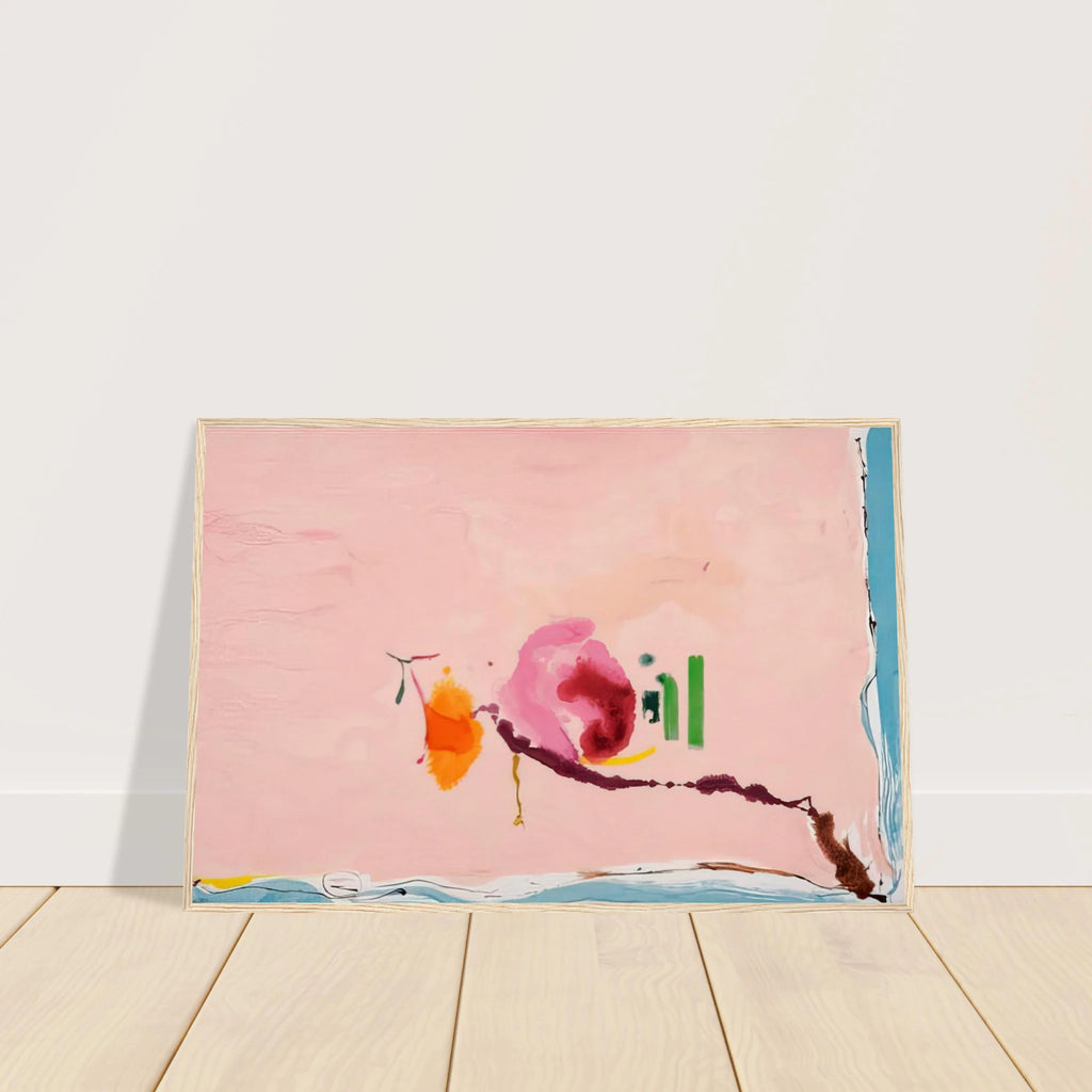 Flirt - 1995 Framed Poster | Helen Frankenthaler Framed Prints Wall Art | Frankenthaler Helen