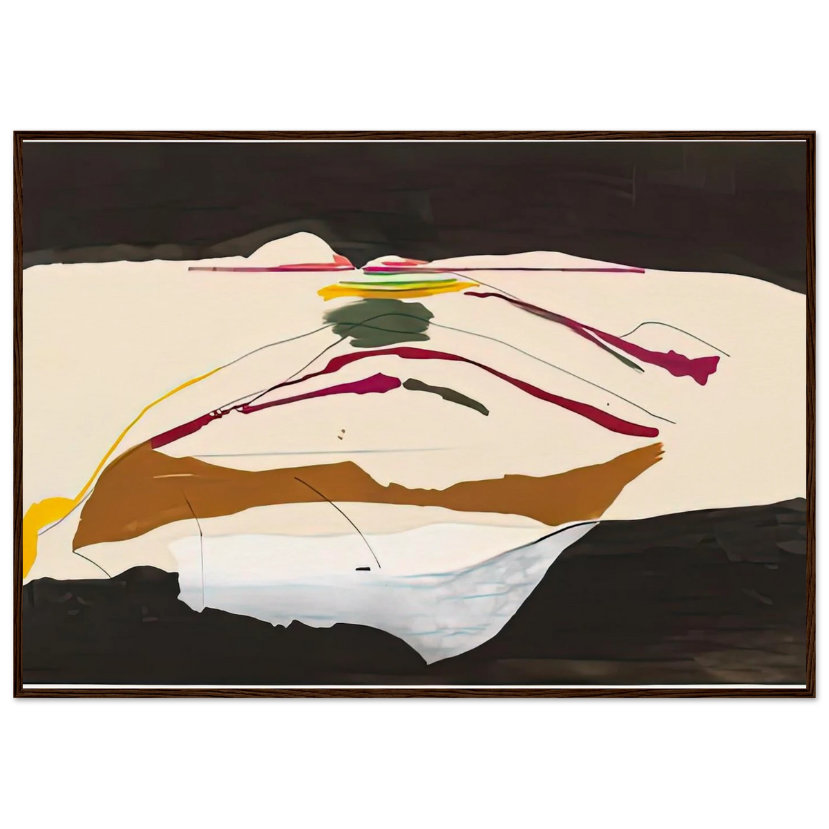 New Paths, 1973- Framed Poster | Helen Frankenthaler Framed Prints Wall Art | Frankenthaler Helen