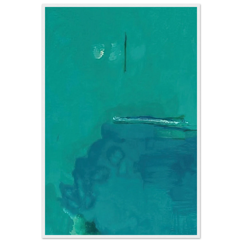 Contentment Island - 2004 Framed Poster | Helen Frankenthaler Framed Prints Wall Art | Frankenthaler Helen