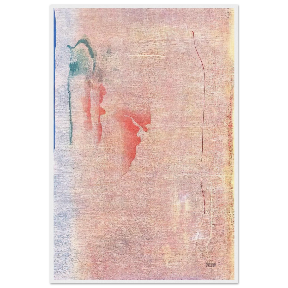 Cedar Hill - 1983 Framed Poster | Helen Frankenthaler Framed Prints Wall Art | Frankenthaler Helen