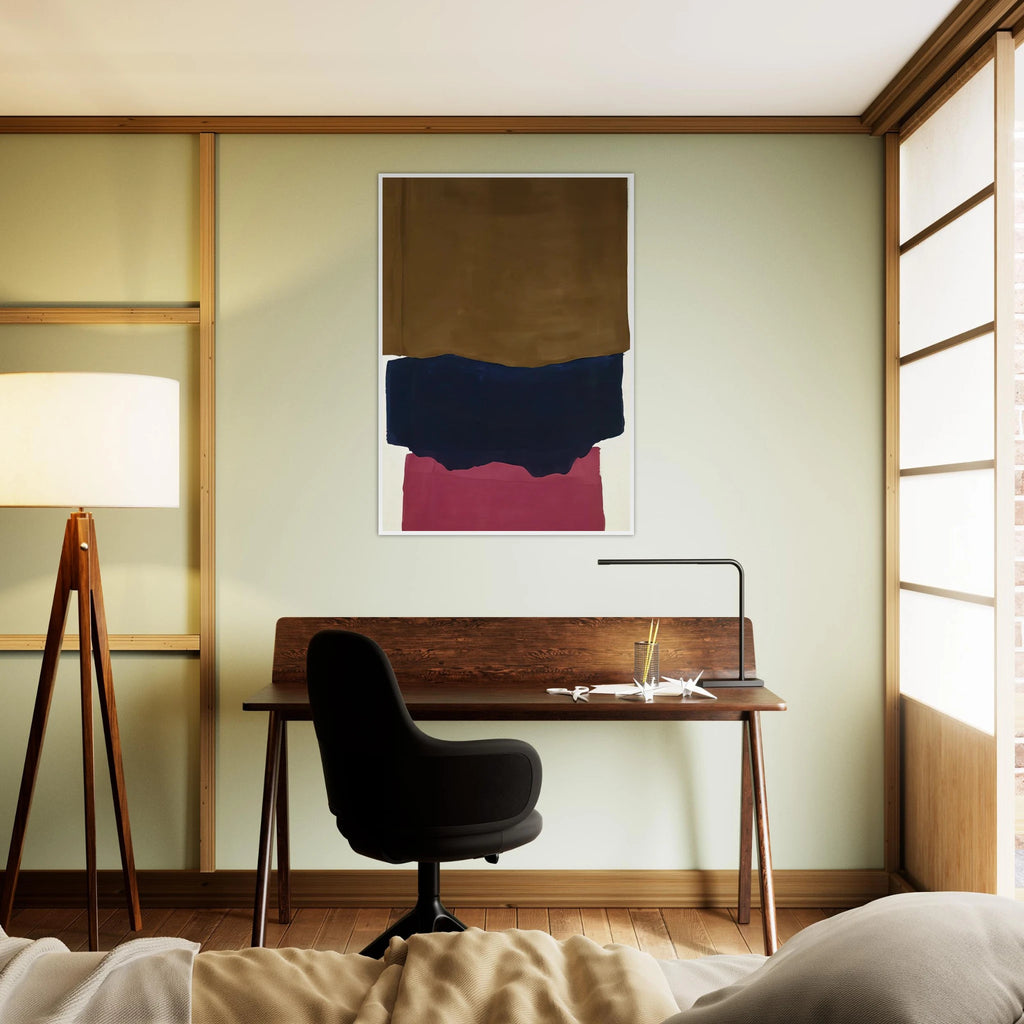 Indian Summer - 1967 Framed Poster | Helen Frankenthaler Framed Prints Wall Art | Frankenthaler Helen