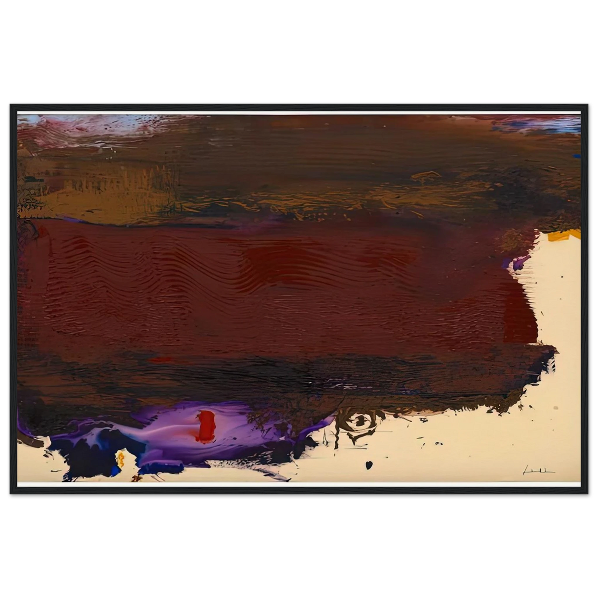 Requiem, 1992- Framed Poster | Helen Frankenthaler Framed Prints Wall Art | Frankenthaler Helen
