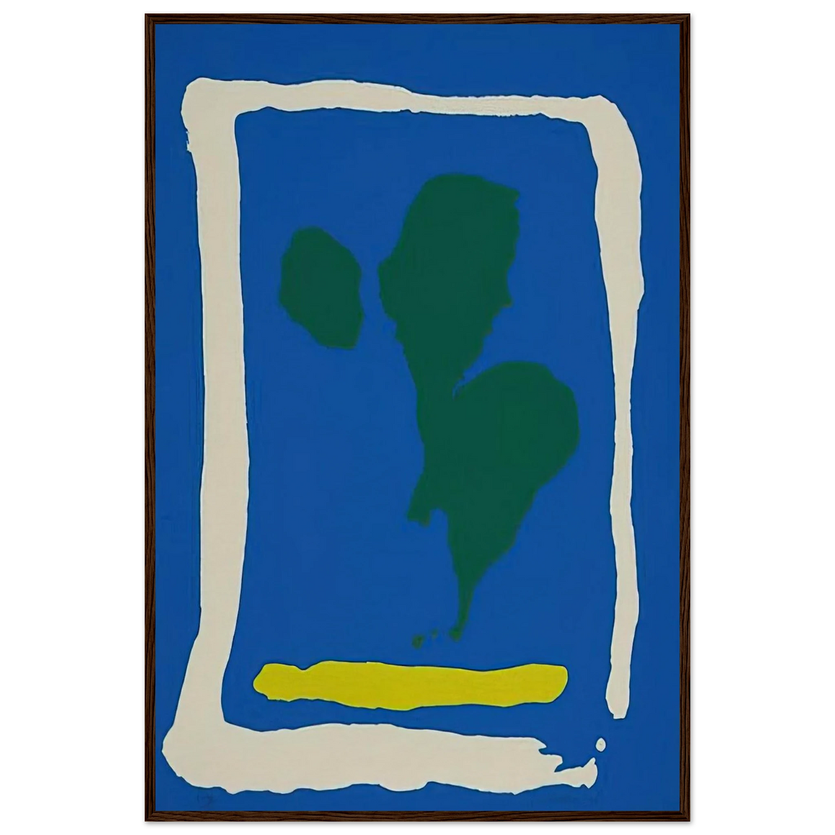 Air Frame - 1965 Framed Poster | Helen Frankenthaler Framed Prints Wall Art | Frankenthaler Helen