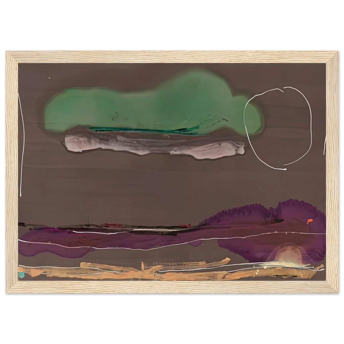Madrid, 1984- Framed Poster | Helen Frankenthaler Framed Prints Wall Art | Frankenthaler Helen