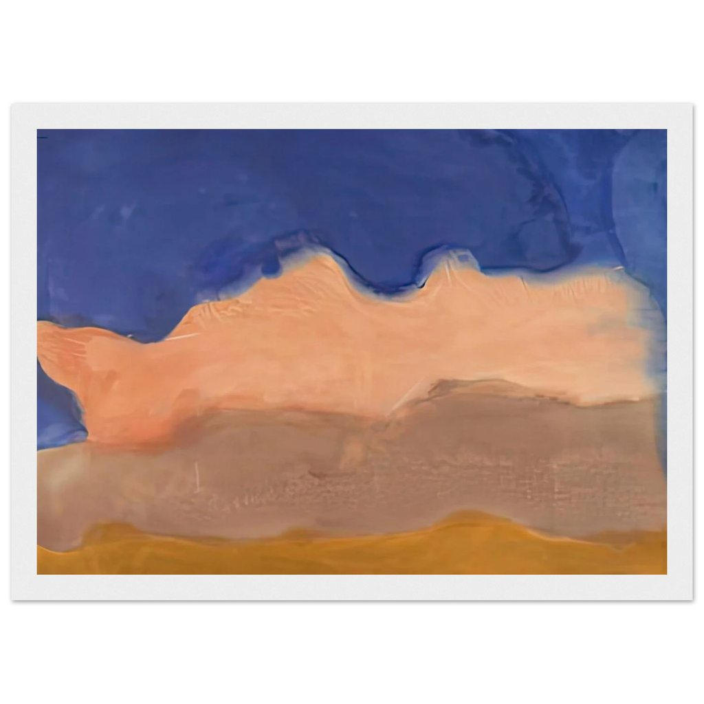 Moontide, 1968- Framed Poster | Helen Frankenthaler Framed Prints Wall Art | Frankenthaler Helen